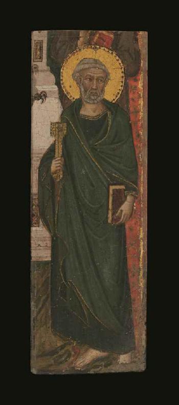 Saint Peter by 
																	 Duccio di Buoninsegna