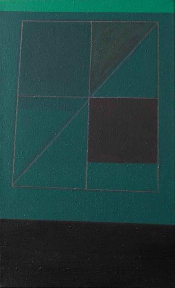 Gegenform - Grün (Opposite Colour - Green) by 
																	Gunter Tuzina