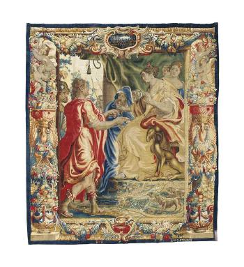 A Flemish Historical Tapestry by 
																	Justus van Egmont