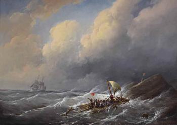 Shipwreck by 
																	Christian Cornelis Kannemans