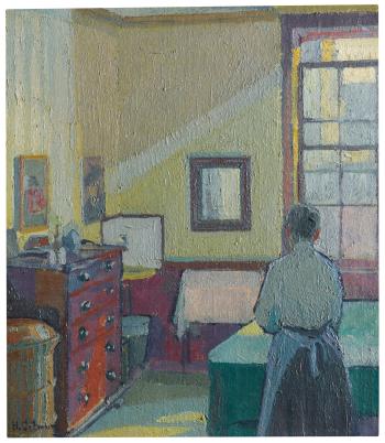 Interior (Mrs Mounter) by 
																	Harold Gilman