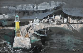 Cornish Harbour by 
																	Bryan Wynter