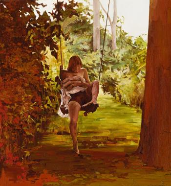 Girl on A Swing by 
																	Gillian Carnegie