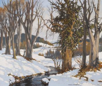 Galloway Woodlands in Winter by 
																	Charles Oppenheimer