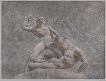 Theseus and The Minotaur by 
																	Georgy Gurianov