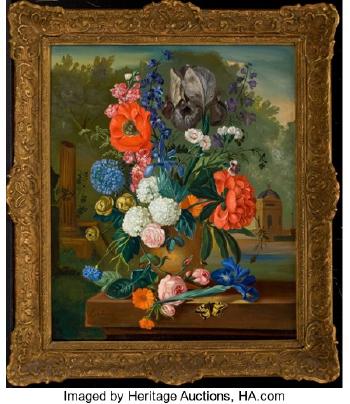 Floral Still Life by 
																			 Lutchens