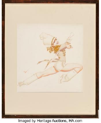 Red Drum Majorette, Ice Capades by 
																			George Petty