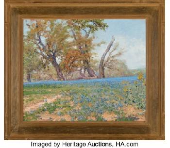 Atascosa Creek Bluebonnets by 
																			Jose Arpa y Perea