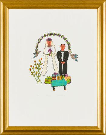 The wedding by 
																			Bonnie Ntshalinshali