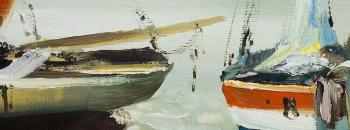 Boats at anchor by 
																			Christian Jereczek