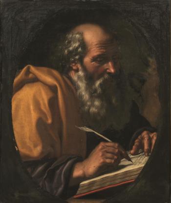 San Giovanni Evangelista; San Luca Evangelista by 
																			Ottavio Vannini