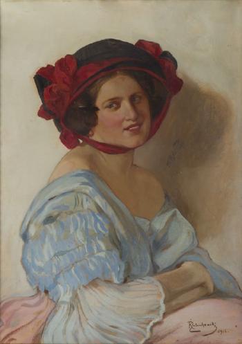 Portrait of Woman by 
																			Kaspar Zelekchowski
