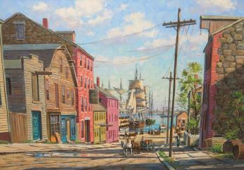 Centre street New Bedford by 
																			Louis Sylvia