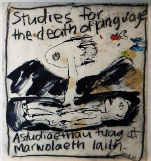 Studies for the death of language by 
																	Iwan Bala