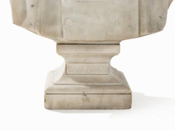 Bust of Isaac Péreire by 
																			Antoine Samuel Adam-Salomon