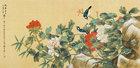 Peony and Birds by 
																	 Lin Qingni
