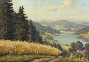 Landschaft im Schwarzwald by 
																	Willy Hanft