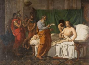 Alexander der Grosse und sein Arzt Philippus by 
																			Pjotr Iwanowitsch Ismajlow