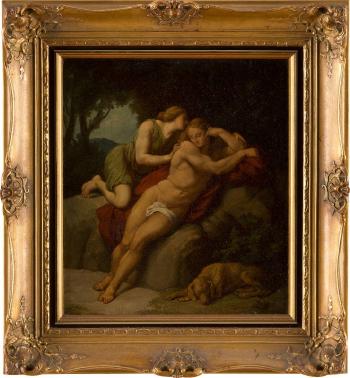 Venus und Adonis by 
																			Karl Gottfried Eybe