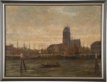 Ansicht von Dordrecht by 
																	Alexander Essfeld
