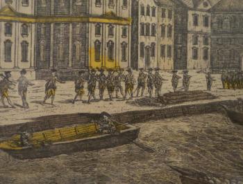 Landing of British Troops at New York by 
																			Franz Xaver Habermann