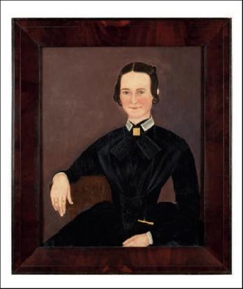 Portrait of a woman by 
																	John James Trumbull Arnold