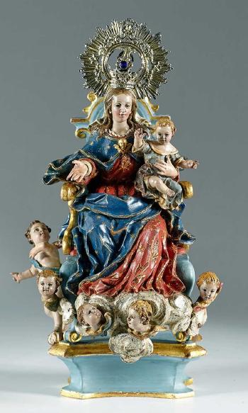 La Virgen del Rosario by 
																	Luis Salvador Carmona