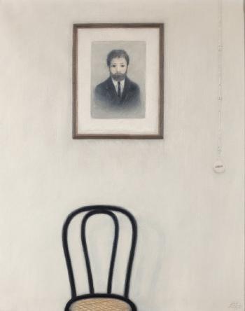 Interior con silla y retrato by 
																	Antonio Lago Rivera