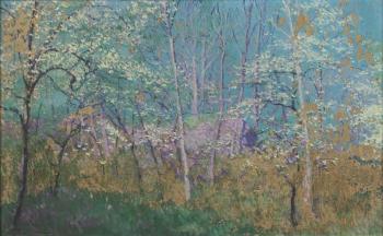 Landscape in spring by 
																	Rutherford Boyd