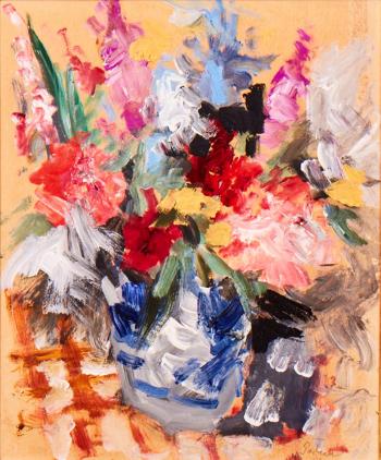 Flower piece by 
																			Paul Matthias Padua
