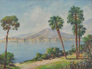 Landschaft am Lago Maggiore by 
																			Vincenzo Funiciello