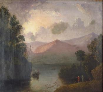 Landscape with Hunters by 
																			Thomas Doughty