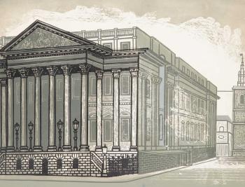 The mansion house by 
																			Edward Bawden