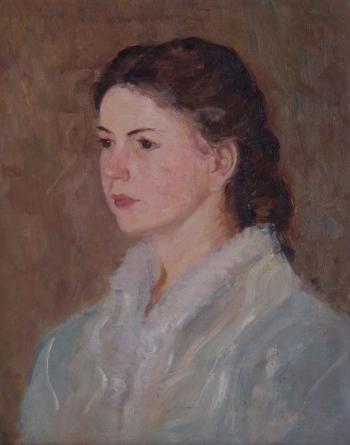 Portrait of Mabel Brown by 
																			Augustus Vincent Tack