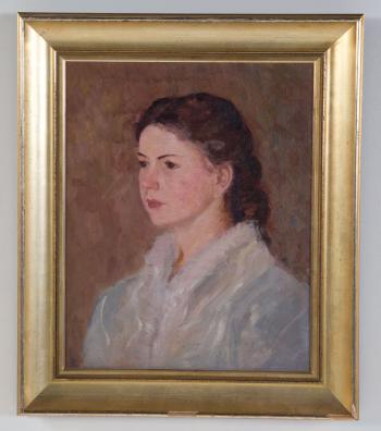 Portrait of Mabel Brown by 
																			Augustus Vincent Tack