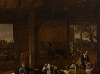 In The Stable by 
																			Pieter Angillis