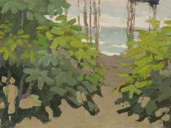 Forest at Baltic Sea by 
																			Minna Kohler-Roeber