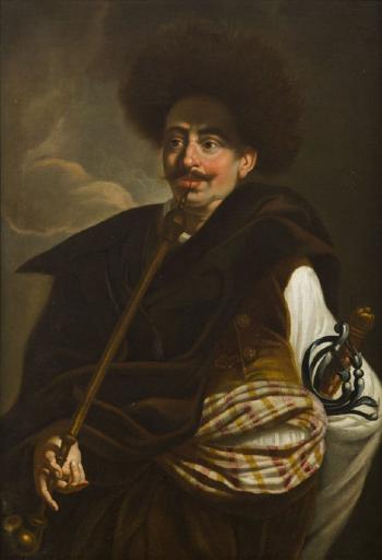 Portrait of Man in Polish Costume by 
																			Johann Kupetzki