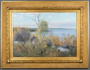 Landscape from Sääksmäki by 
																			Elin Danielson-Gambogi