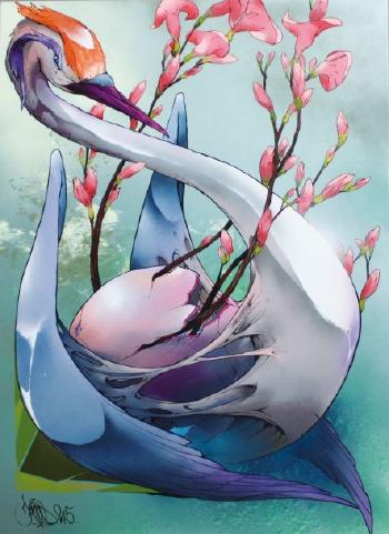Blossom Bird by 
																	 Jeroo