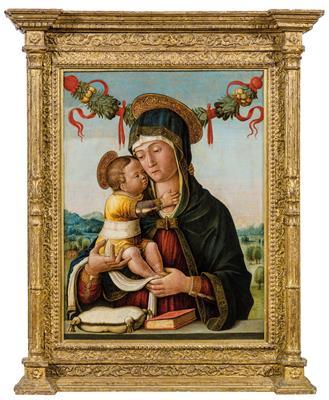 Madonna and Child by 
																			Jacopo di Paride Parisati