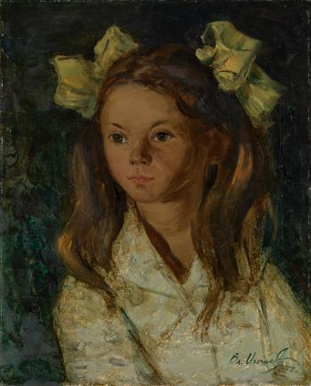 Portrait of Zina by 
																	Vladimir Igoshev