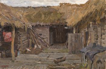 Village Yard by 
																	Andrei Andreevich Tutunov