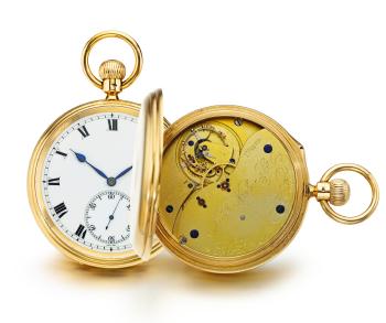 A Rare Open Faced Watch with Karussel No 12119 Circa 1904 by 
																	 Nicole, Nielsen & Co.