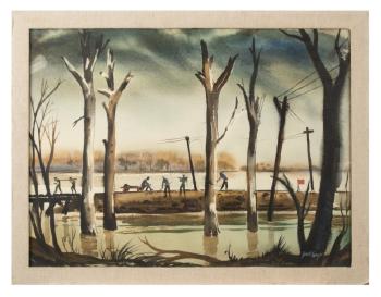 Mississippi River Scene by 
																			Edward Grant Swayze