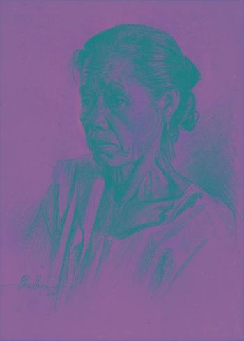 Untitled (Old Woman) by 
																	Martino Abellana
