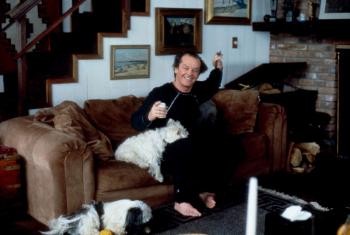 Jack Nicholson at home in Aspen Colorado by 
																	Albane Navizet