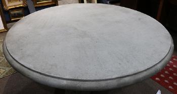 Round moderne occasional table by 
																			Mark Newnan