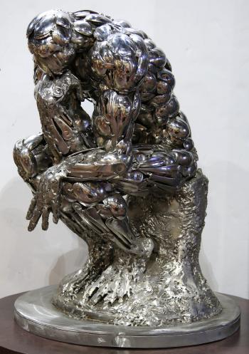 The Thinker (after Rodin) by 
																			Boban Ilic
