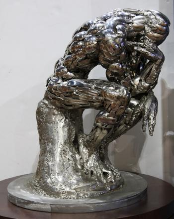 The Thinker (after Rodin) by 
																			Boban Ilic